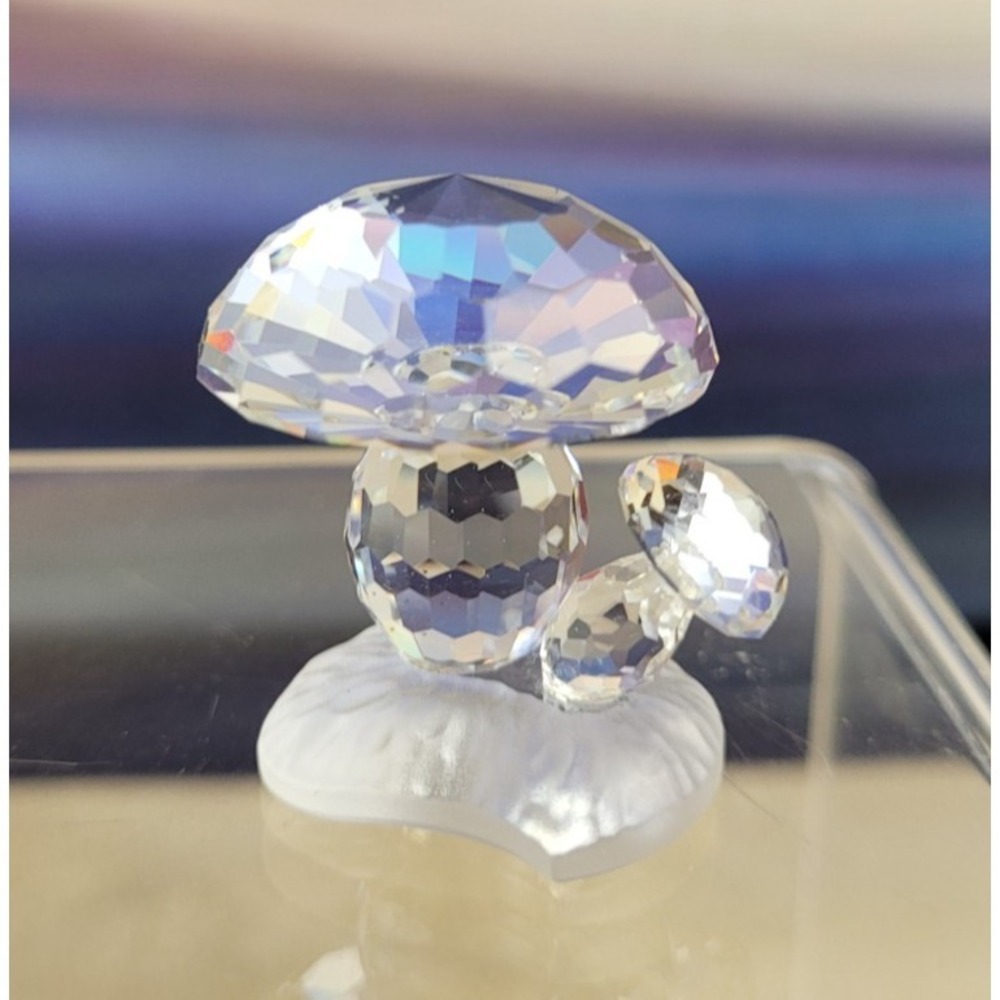 SWAROVSKI Crystal Mushrooms from Woodland Friends Collection - Vintage - Picture 2 of 6